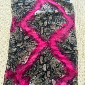Sheer “Snakeskin” scarf/wrap